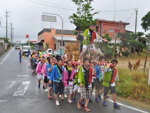 新村集落の神輿