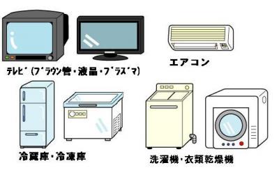 家電リサイクル4品目