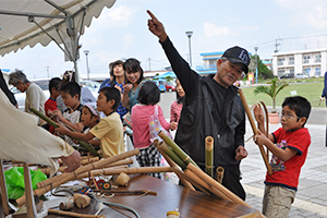 大好評だった子どもの遊び伝承コーナー