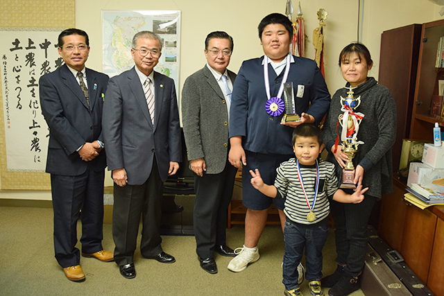 大人顔負けの体格で貫禄十分の市来崎君