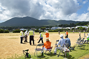 井之川岳の眺望がきれいな母間新港