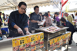 日本一に輝いた鹿児島黒牛の無料試食会