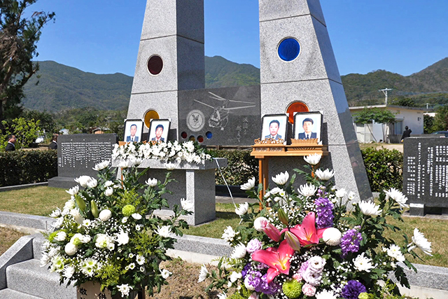 ご遺族の意向により、今回が最後となった慰霊祭