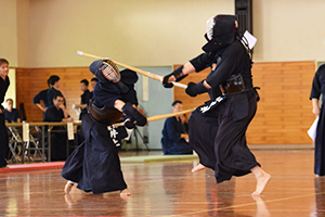 徳之島町で開催された剣道競技