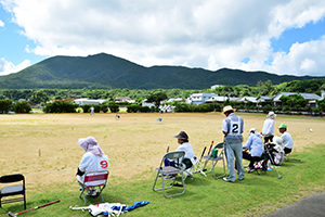 井之川岳の眺望がきれいな母間新港