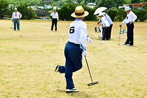 集中して熱の入ったナイスショット