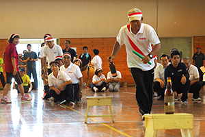 昨年準優勝の母間チームが優勝