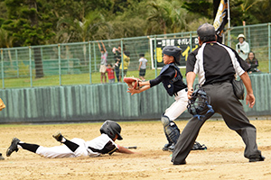 ナイスプレーに会場も沸く