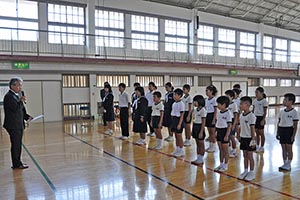 人権尊重の大切さを呼びかける幸田孝継さん