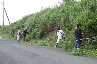 毎月第3日曜日のボランティア清掃で、きれいな集落を保っています。