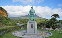 Statue of 46th Sumo Grand Champion Asashio Taro