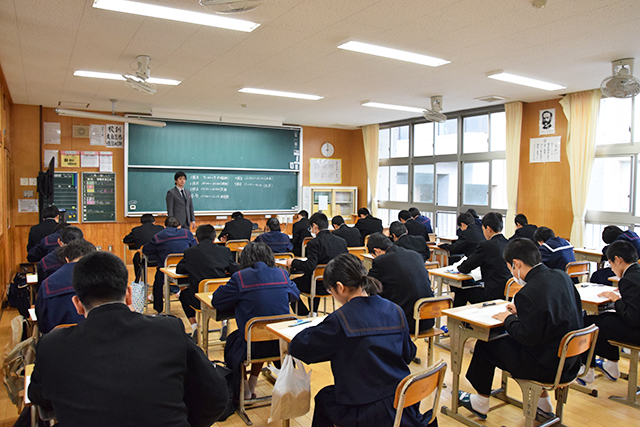 第8回目の実施となる町学力向上対策試験