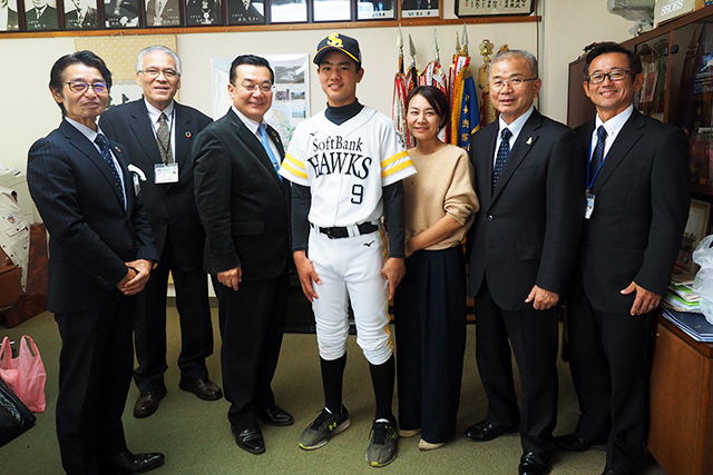 鹿児島県でも唯一の選出となった吉田剛くん