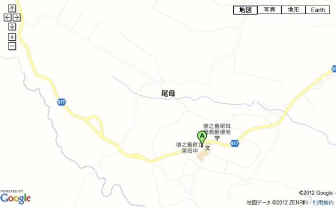 史跡分布図：尾母