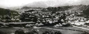 昭和初期の花徳全景（「徳之島万華鏡」から）